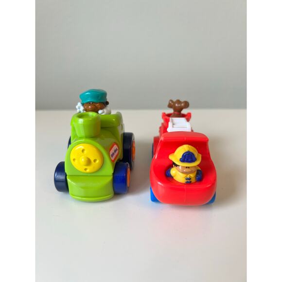 Vintage Burger King Little Tykes Train and Fire Engine Toy Lot Cake Topper - Picture 2 of 7